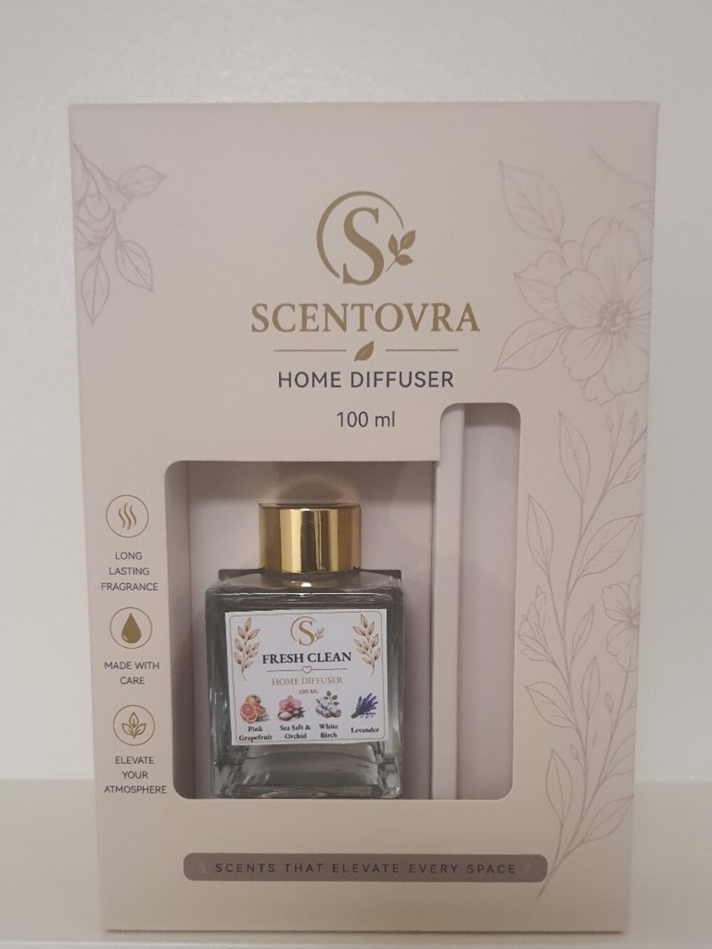 Home Reed Diffuser - Fresh Clean 100ML